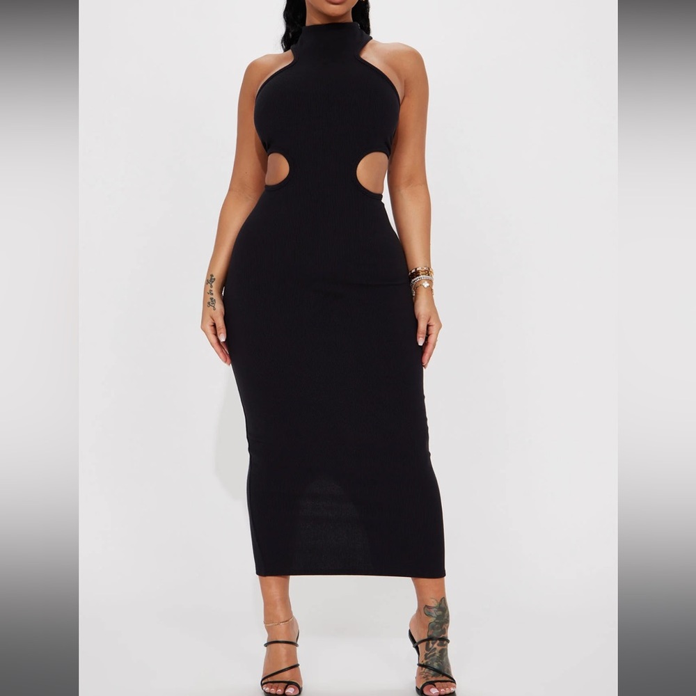 NWT cutout ribbed dress